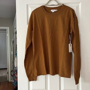 GOOD AMERICAN Long Sleeve Crewneck sweatshirt NWT size XS/small